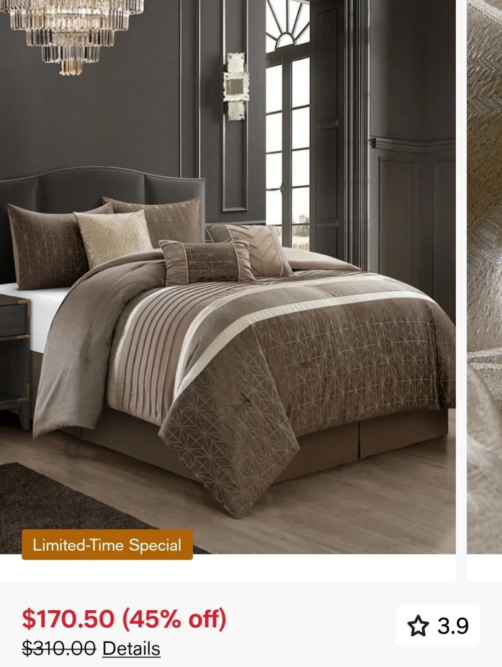 Stratford Park Trinity Geometric 7-Pc. Comforter Set, King